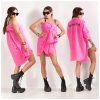 pink DIY CAFTAN DRESS