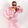 ZIP UP HOODIE pink