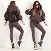 MEGA ZIP HOODIE CHOCO