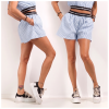 BLUE STRIPE WAISTBAND SHORTS