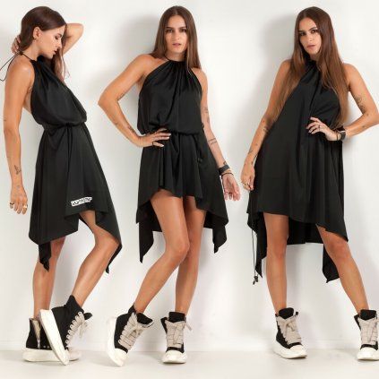 silk saty cierne kratke