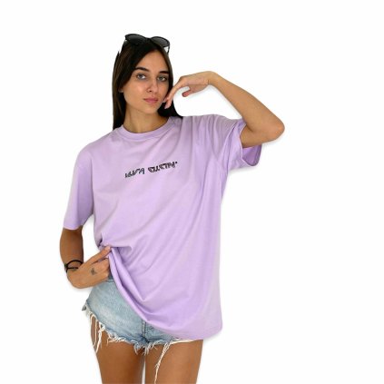 oversize tee lila