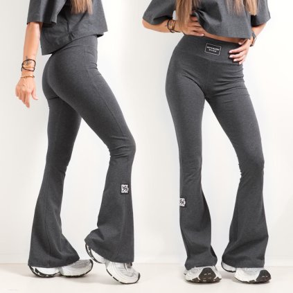 BASIC FLARE LEGGINGS GREY