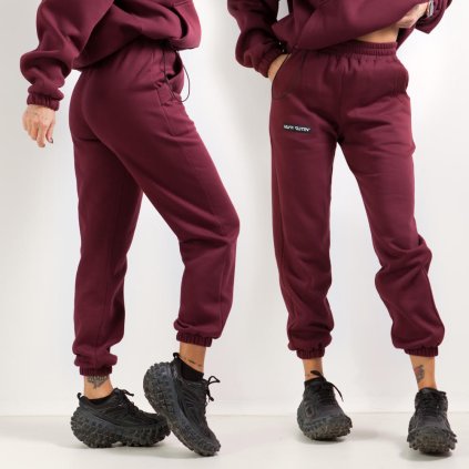 sweatpants burgundy