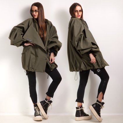 SOFTSHELL OVERSIZE BOMBER khaki