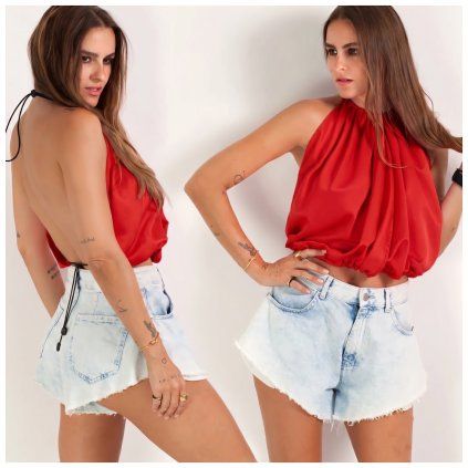 DIY BALLOON TOP true red