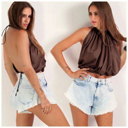 SATIN DIY BALLOON TOP choco