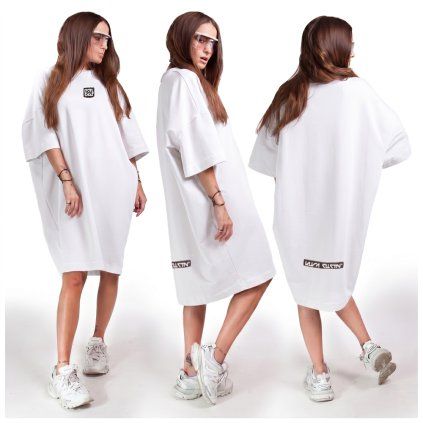 7 XL DRESS white