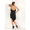 silk dress black short 03