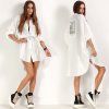gaza caftan white
