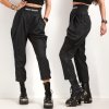 STRIPPED CULOTTES black