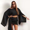 KIMONO TOP black
