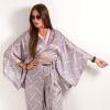 PRINTED WRAP KIMONO