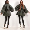 KIMONO RAINCOAT KHAKI