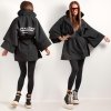 KIMONO RAINCOAT BLACK