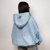BASIC OVERSIZE HOODIE icy blue