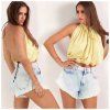 SATIN DIY BALLOON TOP yellow