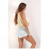 SATIN DIY BALLOON TOP yellow