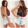 SATIN DIY BALLOON TOP choco