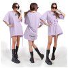 TEE DRESS lila