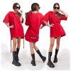 TEE DRESS red