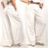 LINEN WIDE PANTS
