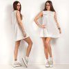 LINEN STRIPED POCKET DRESS