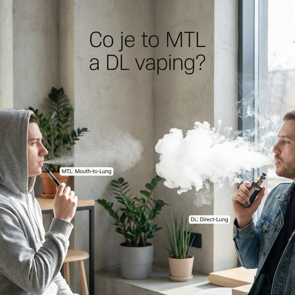 Co je to MTL a DL vaping?