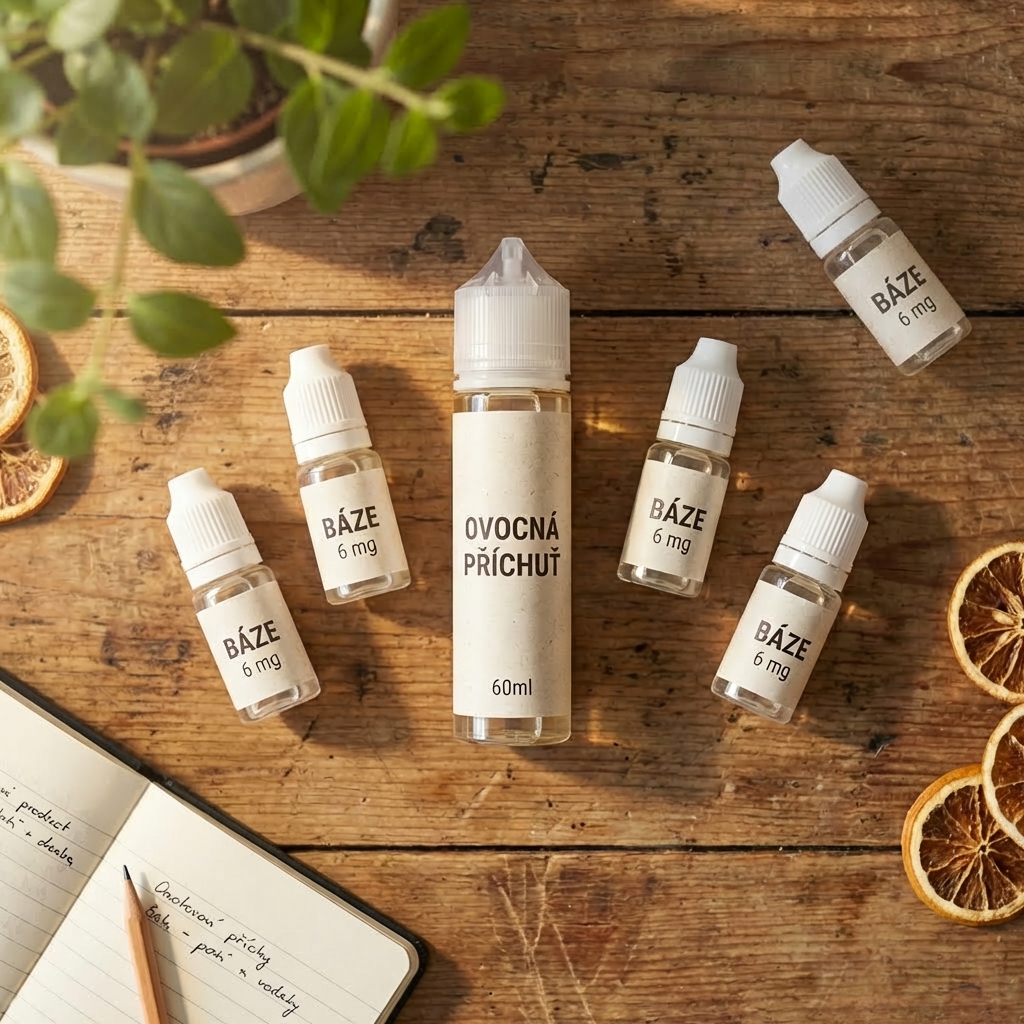 Přestaňte přeplácet. Namíchejte si dokonalý e-liquid ve 3 snadných krocích.