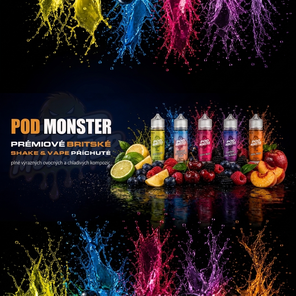 POD Monster od Monster Vape Labs: Legenda mezi příchutěmi přichází na e-shop