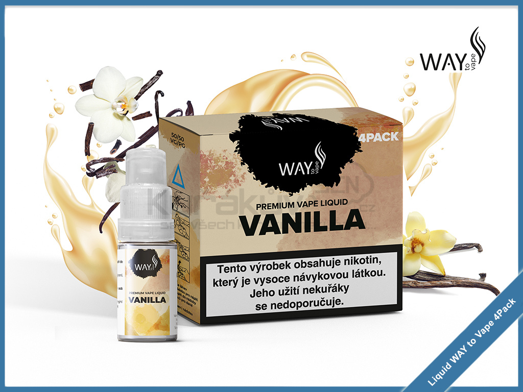 vanilla Liquid WAY to Vape 4pack