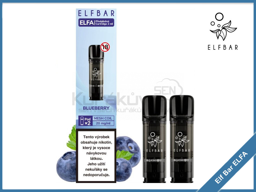 cartridge Elfbar Elfa 20mg blueberry