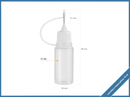 lahvicka s tupou jehlou 10ml