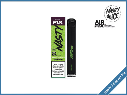 shisha jednorazova elektronicka cigareta nasty juice air fix