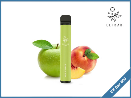 apple peach elf bar 600