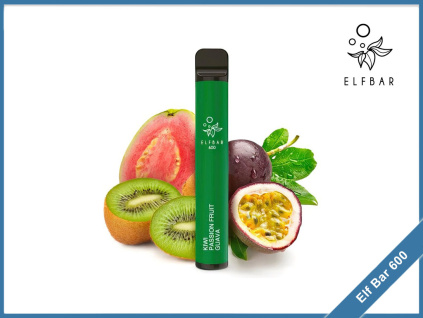 kiwi passion fruit guava elf bar 600