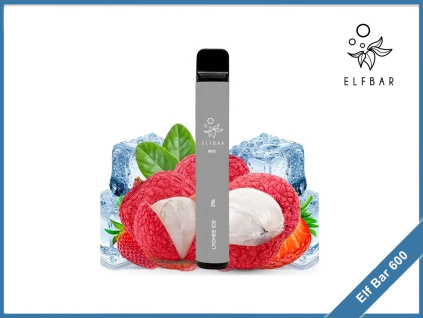 lychee ice elf bar 600
