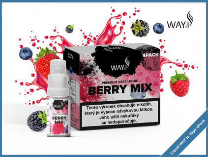 berry mix Liquid WAY to Vape 4pack