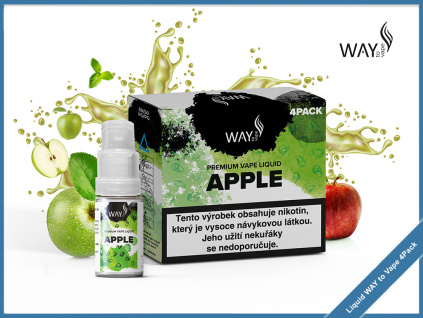 apple Liquid WAY to Vape 4pack