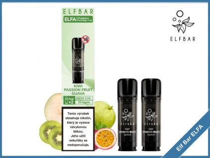 cartridge Elfbar Elfa 20mg kiwi passion fruit guava