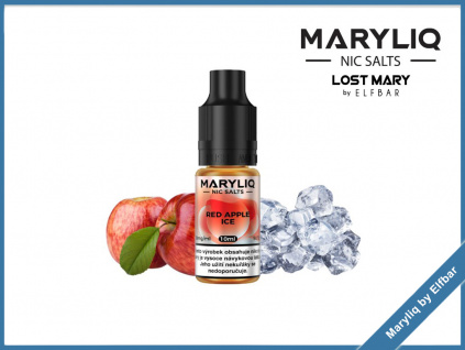 red apple Ice maryliq nic salts lost mary by elfbar