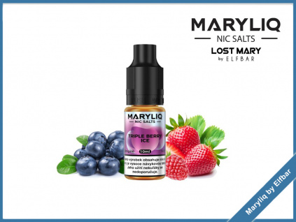 triple berry ice maryliq nic salts lost mary by elfbar