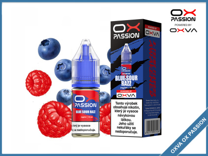 blue sour razz ox passion oxva nicsalt eliquid