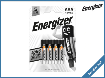 Energizer Everyday alkalicka baterie AAA 4ks