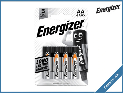 Energizer Everyday alkalicka baterie AA 4ks