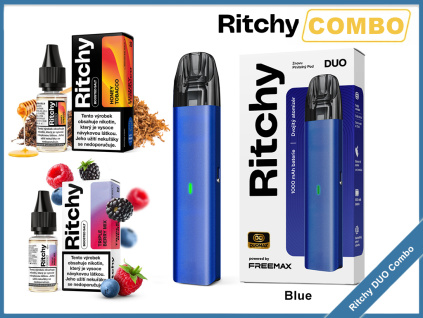 e cigareta ritchy duo pod combo blue