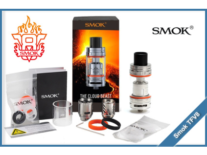 clearomizer smok tfv8 silver