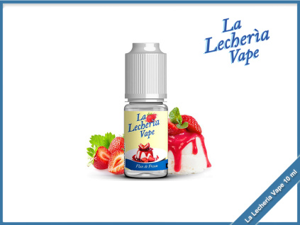 Flan de Fresas la lecheria vape 10ml