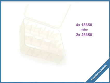 pouzdro na baterie 18650 26650