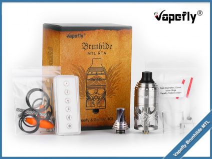 vapefly brunhilde mtl rta stribrna